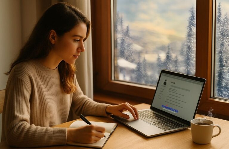 actualizar perfil profesional online en Navidad